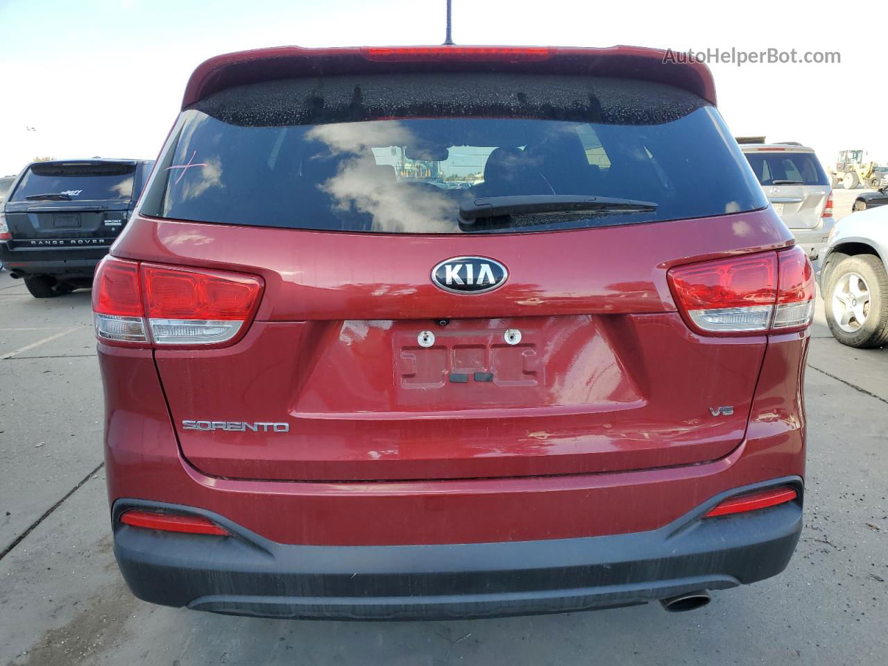 2018 Kia Sorento Lx Красный vin: 5XYPG4A5XJG346998