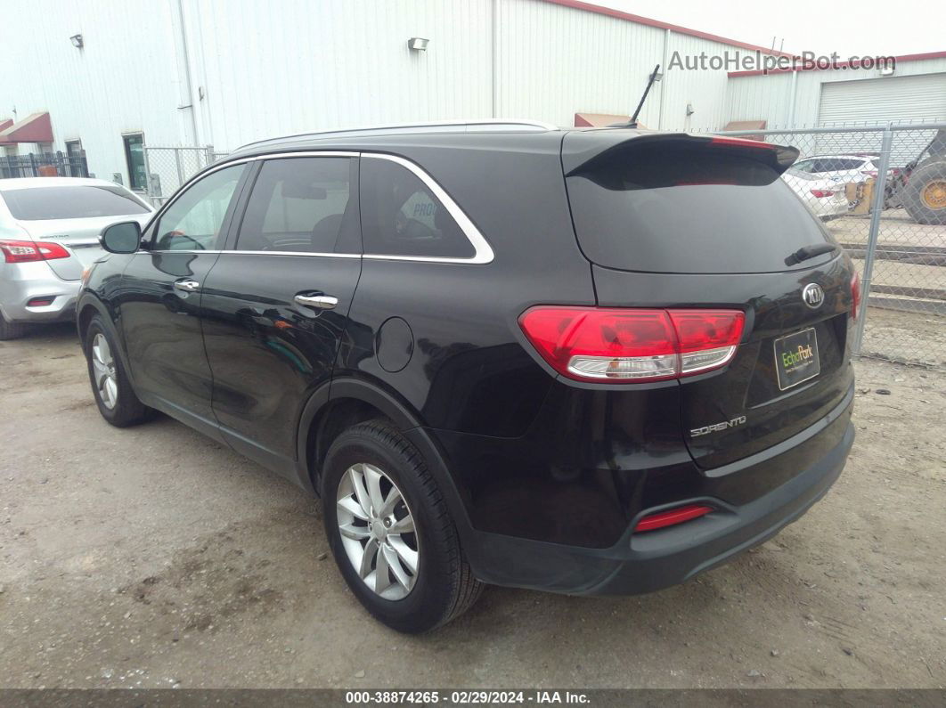 2018 Kia Sorento 3.3l Lx Black vin: 5XYPG4A5XJG350095