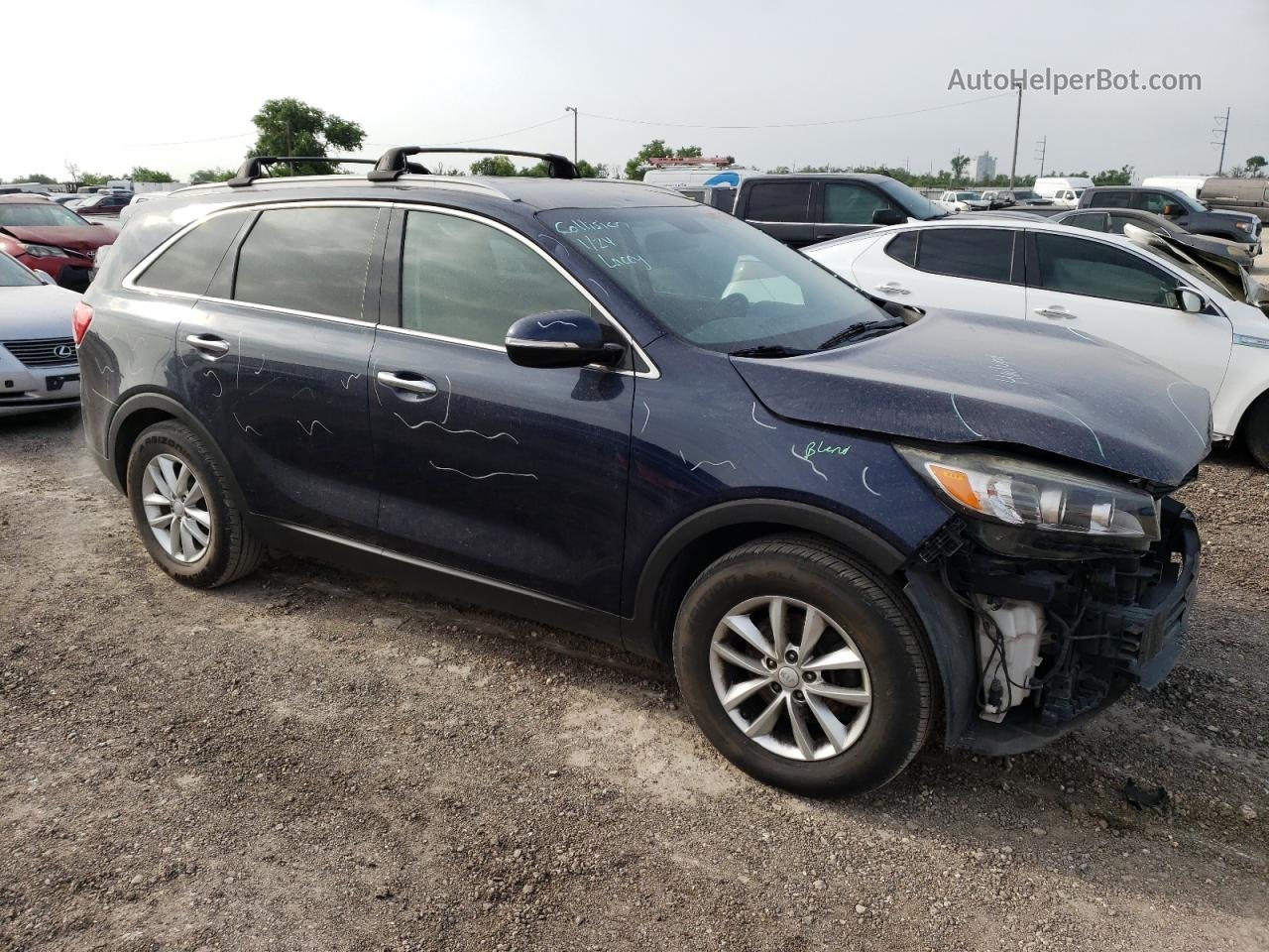 2018 Kia Sorento Lx Black vin: 5XYPG4A5XJG361002