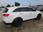 2018 Kia Sorento Lx White vin: 5XYPG4A5XJG369200