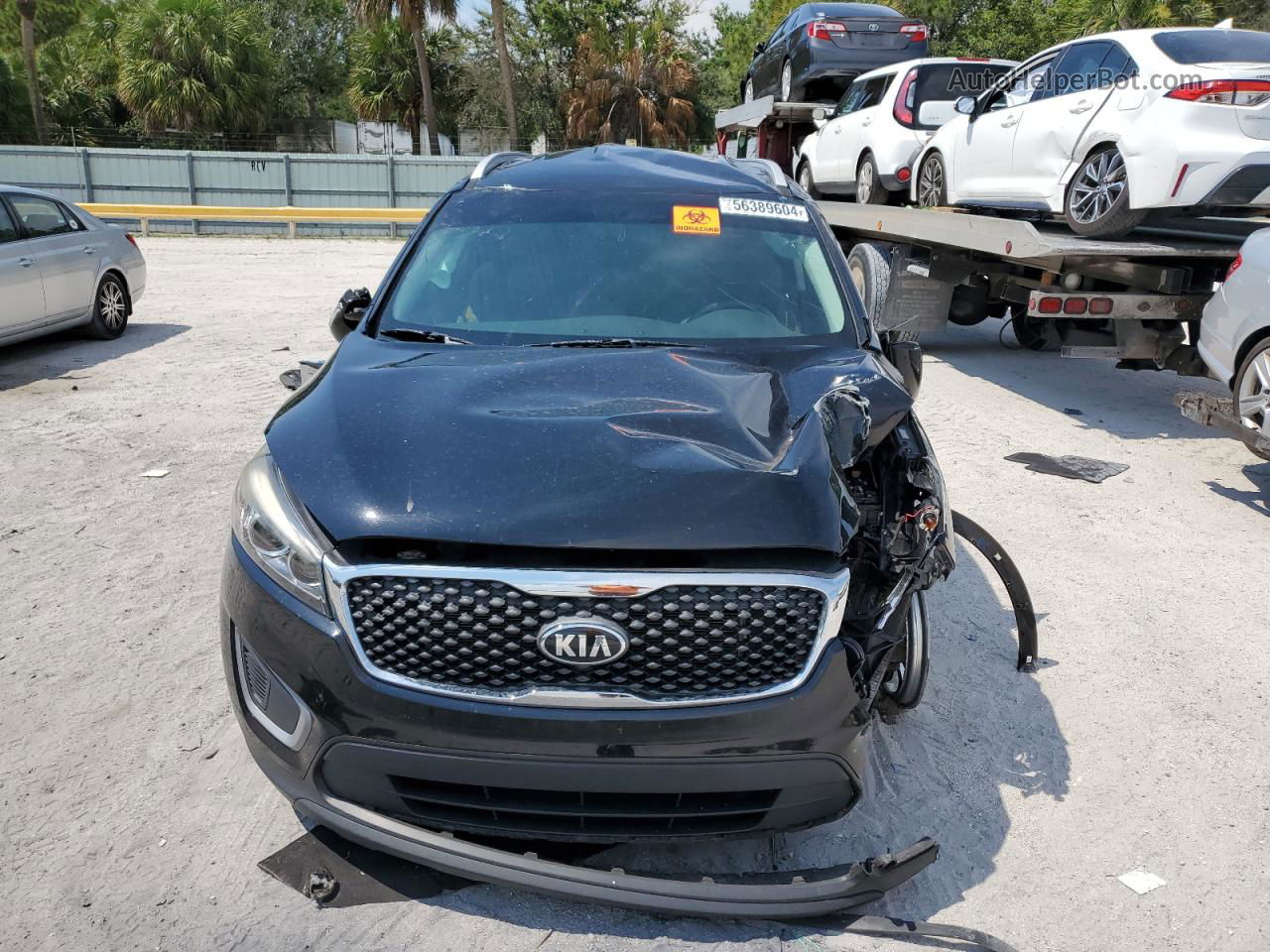 2018 Kia Sorento Lx Black vin: 5XYPG4A5XJG399958