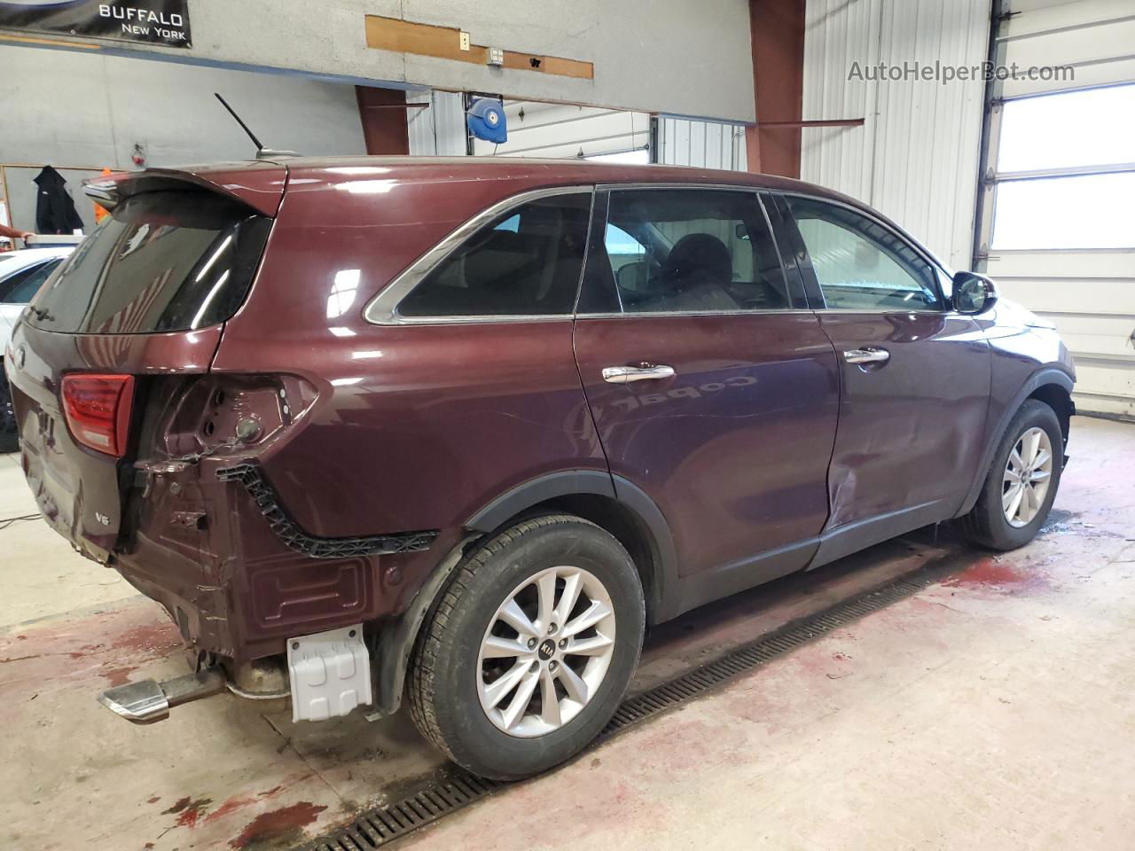 2020 Kia Sorento S Burgundy vin: 5XYPG4A5XLG622003