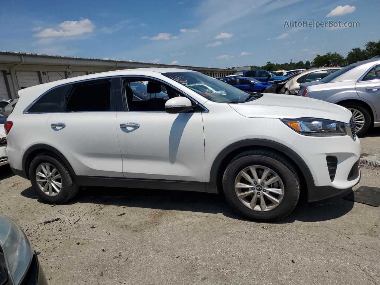 2020 Kia Sorento S White vin: 5XYPG4A5XLG630067