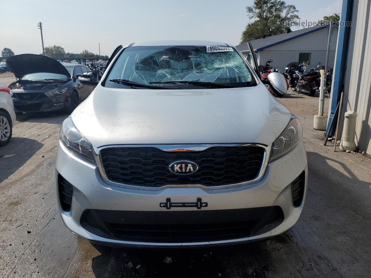 2020 Kia Sorento S Silver vin: 5XYPG4A5XLG647290