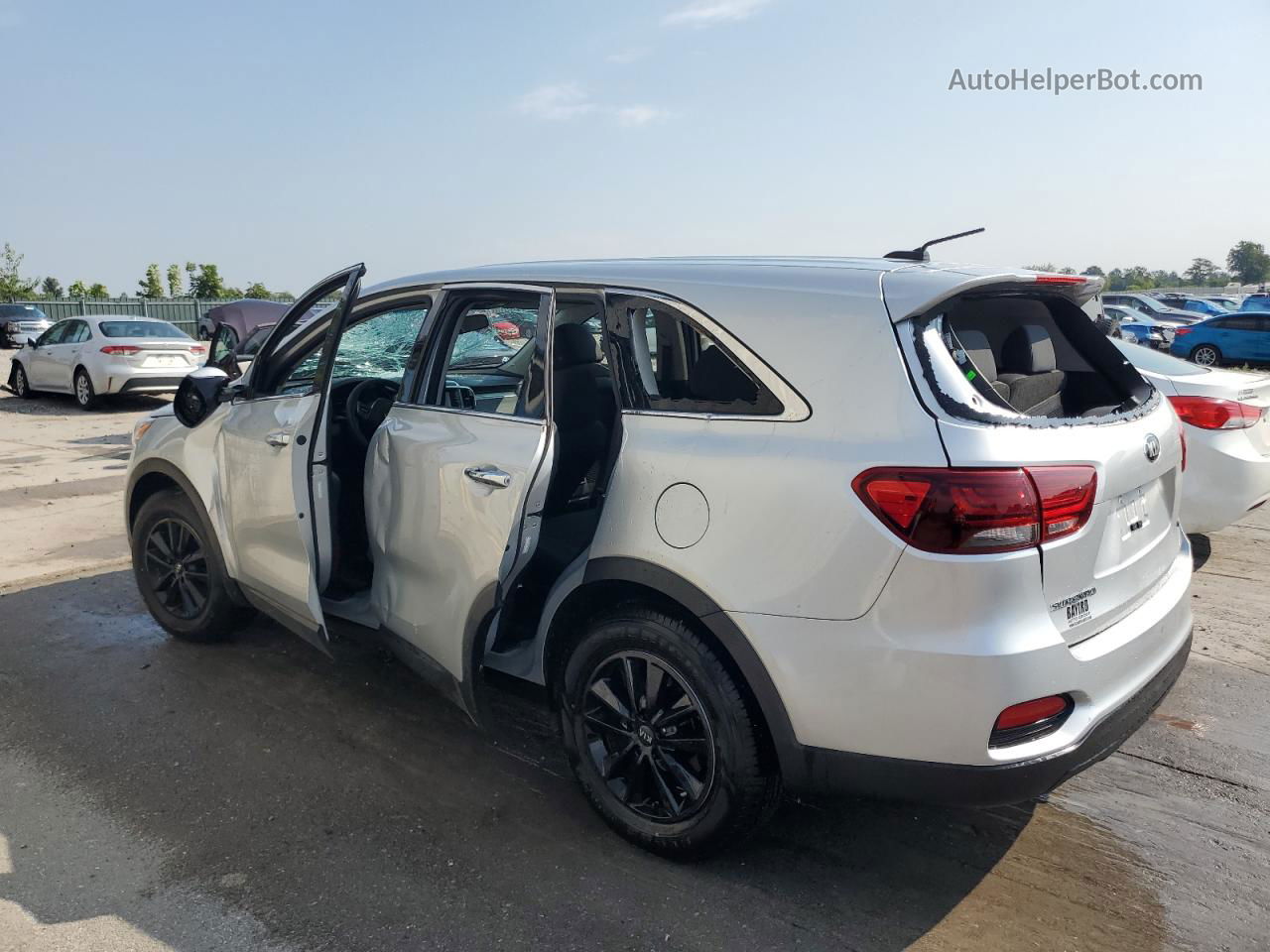 2020 Kia Sorento S Silver vin: 5XYPG4A5XLG647290