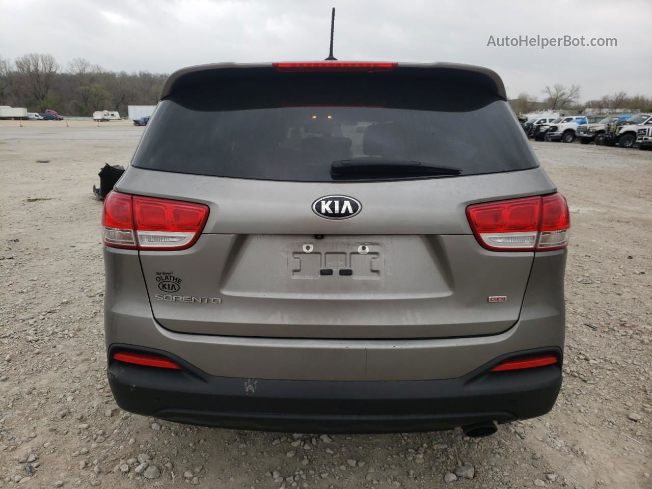 2017 Kia Sorento Lx Серый vin: 5XYPGDA30HG245428