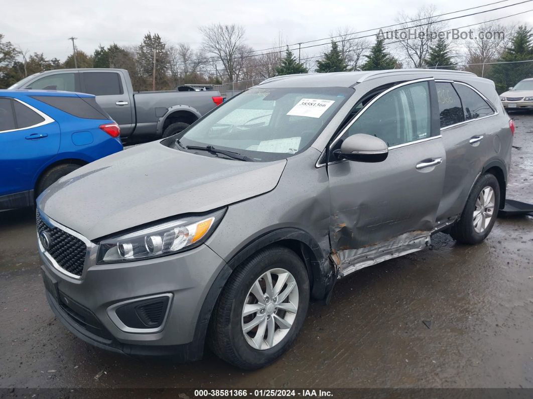 2017 Kia Sorento 2.4l Lx Gray vin: 5XYPGDA30HG271592