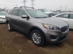 2017 Kia Sorento Lx Серый vin: 5XYPGDA30HG293138