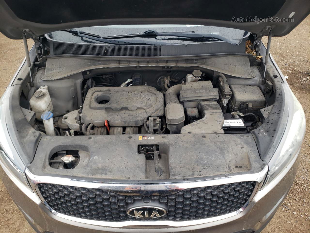 2017 Kia Sorento Lx Серый vin: 5XYPGDA30HG293138