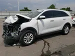 2018 Kia Sorento Lx White vin: 5XYPGDA30JG359077