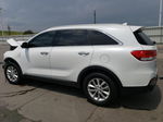 2018 Kia Sorento Lx White vin: 5XYPGDA30JG359077