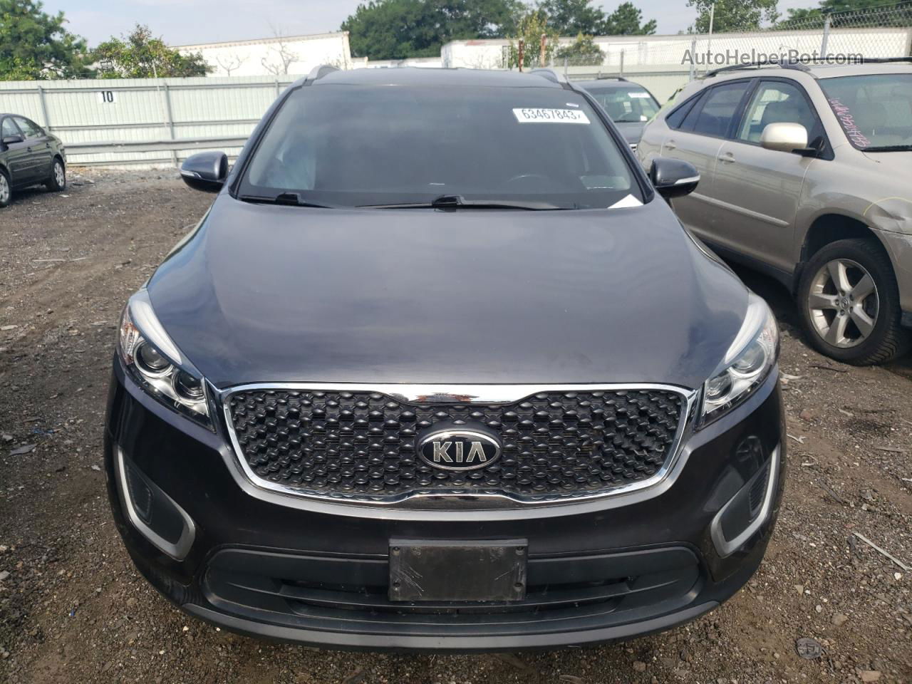 2018 Kia Sorento Lx Серый vin: 5XYPGDA30JG371276