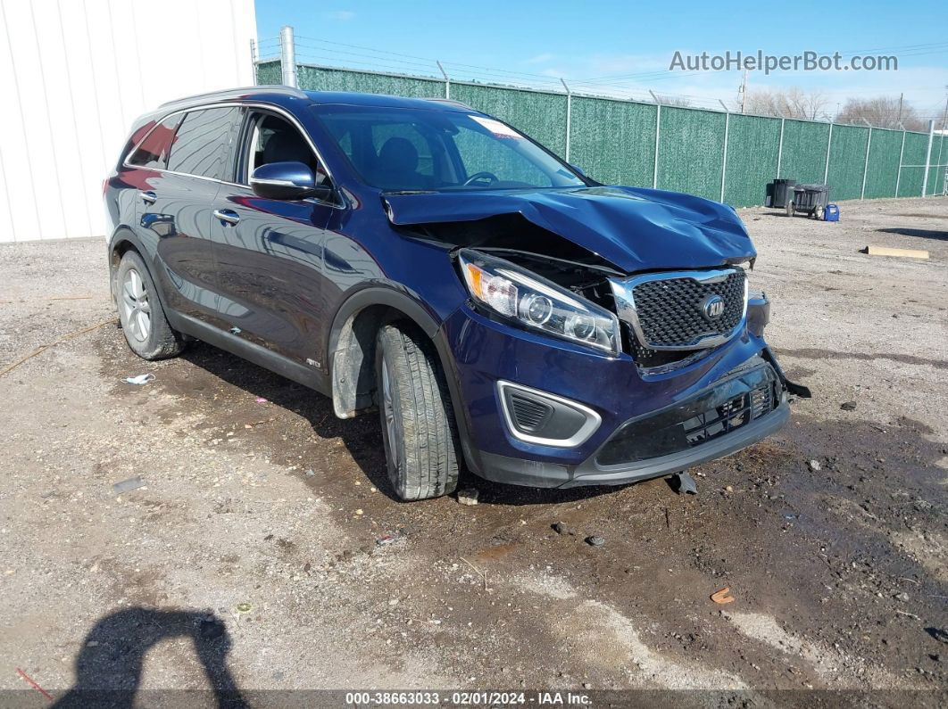 2018 Kia Sorento 2.4l Lx Blue vin: 5XYPGDA30JG404888