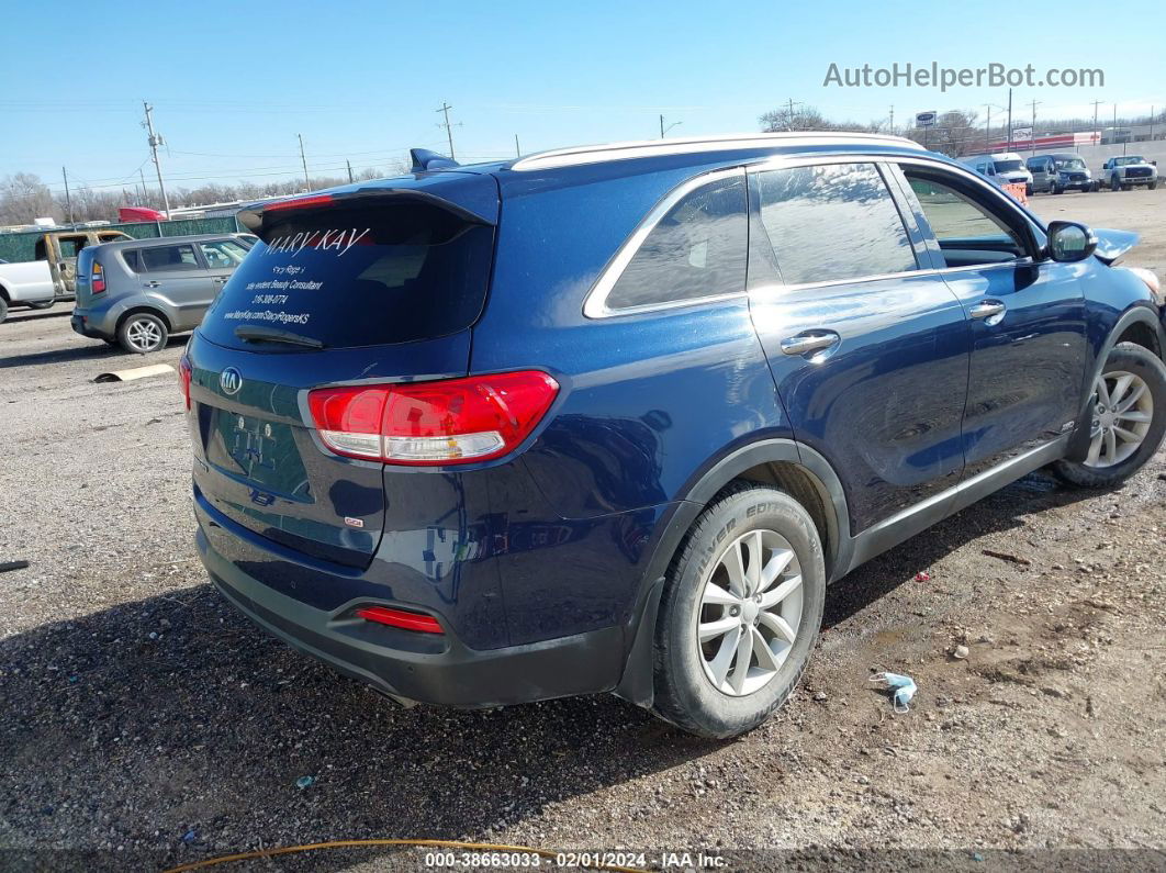 2018 Kia Sorento 2.4l Lx Blue vin: 5XYPGDA30JG404888