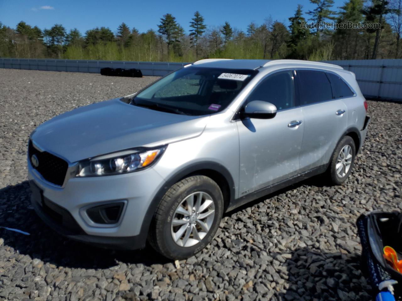 2018 Kia Sorento Lx Silver vin: 5XYPGDA30JG416135