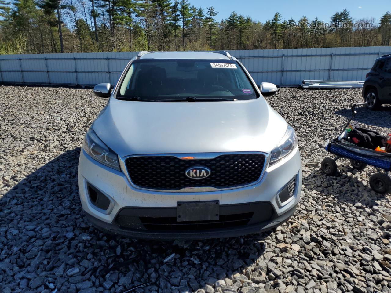 2018 Kia Sorento Lx Silver vin: 5XYPGDA30JG416135