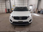 2018 Kia Sorento 2.4l Lx White vin: 5XYPGDA30JG427572