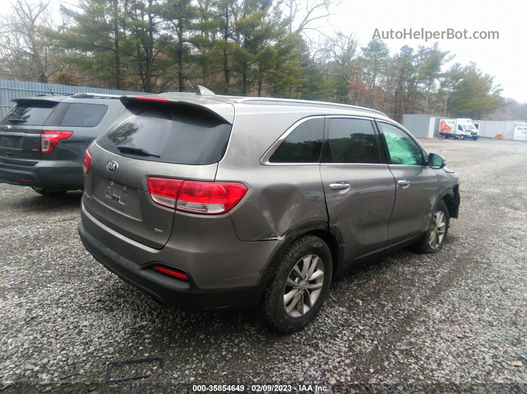 2018 Kia Sorento Lx Gray vin: 5XYPGDA30JG432027