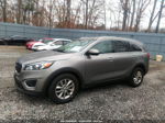 2018 Kia Sorento Lx Gray vin: 5XYPGDA30JG432027