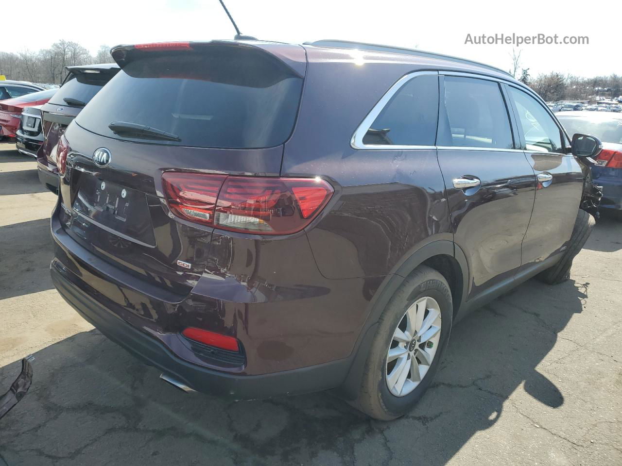 2020 Kia Sorento L Burgundy vin: 5XYPGDA30LG623871