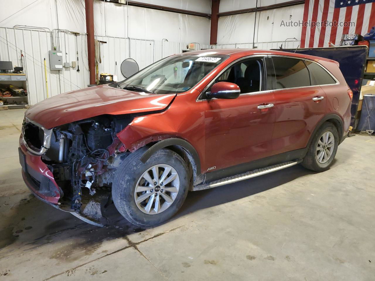 2020 Kia Sorento L Burgundy vin: 5XYPGDA30LG665022