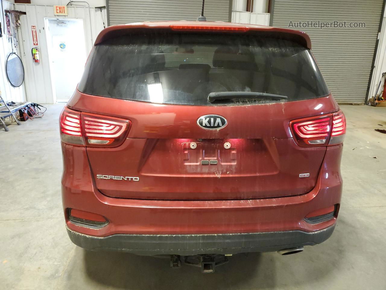 2020 Kia Sorento L Burgundy vin: 5XYPGDA30LG665022