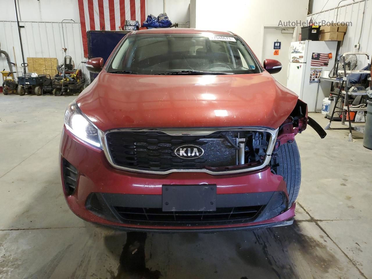 2020 Kia Sorento L Burgundy vin: 5XYPGDA30LG665022