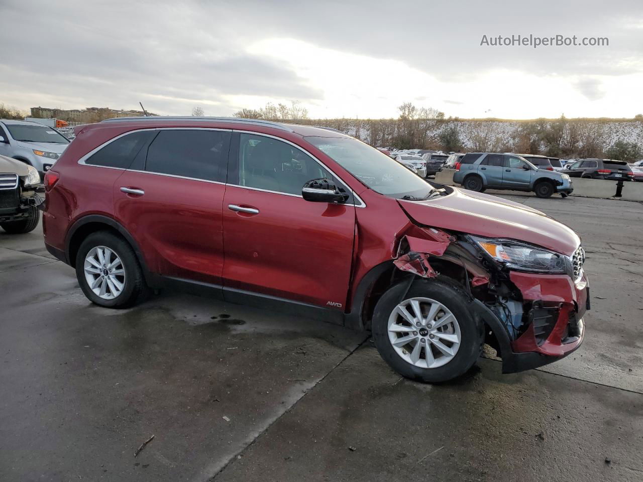 2020 Kia Sorento L Red vin: 5XYPGDA30LG668633