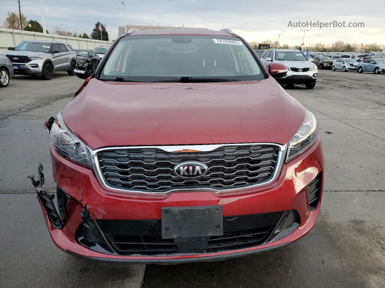 2020 Kia Sorento L Red vin: 5XYPGDA30LG668633