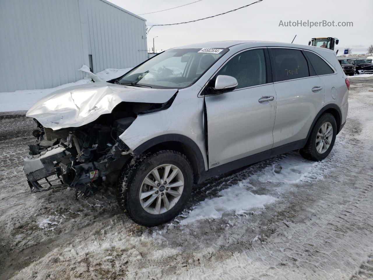 2020 Kia Sorento L Silver vin: 5XYPGDA30LG689224