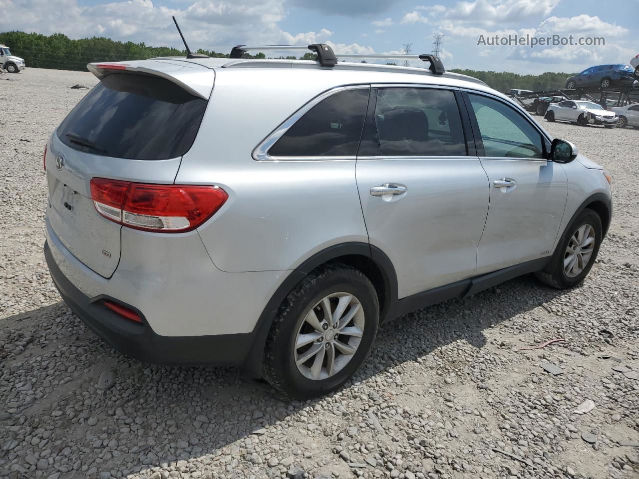 2017 Kia Sorento Lx Серебряный vin: 5XYPGDA31HG219078