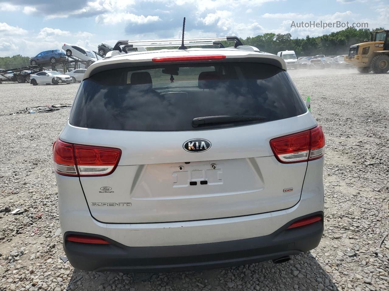 2017 Kia Sorento Lx Серебряный vin: 5XYPGDA31HG219078