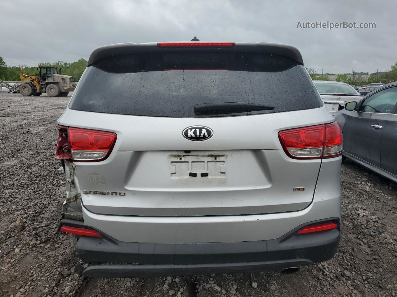 2017 Kia Sorento Lx Silver vin: 5XYPGDA31HG300758