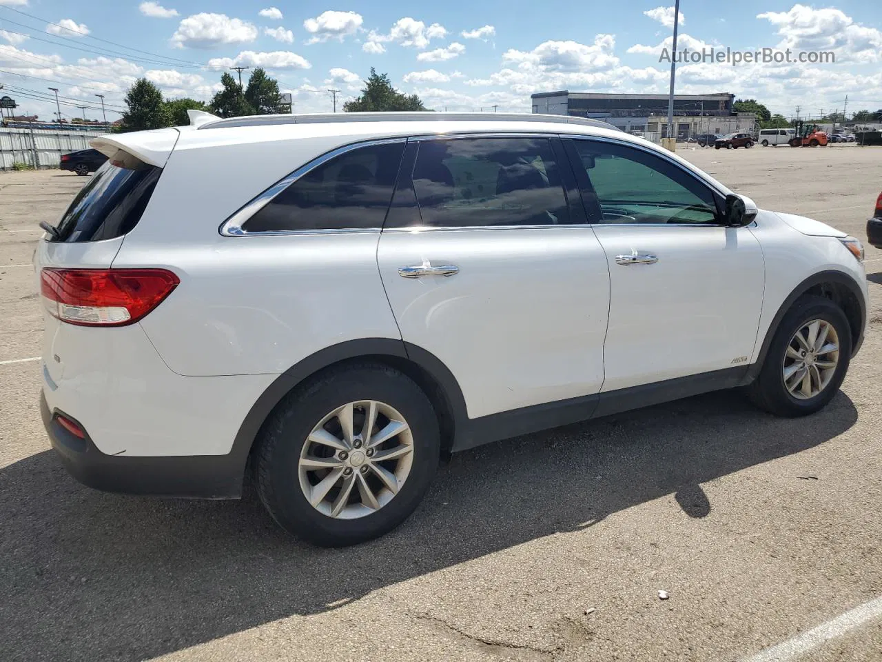 2017 Kia Sorento Lx Белый vin: 5XYPGDA31HG321366