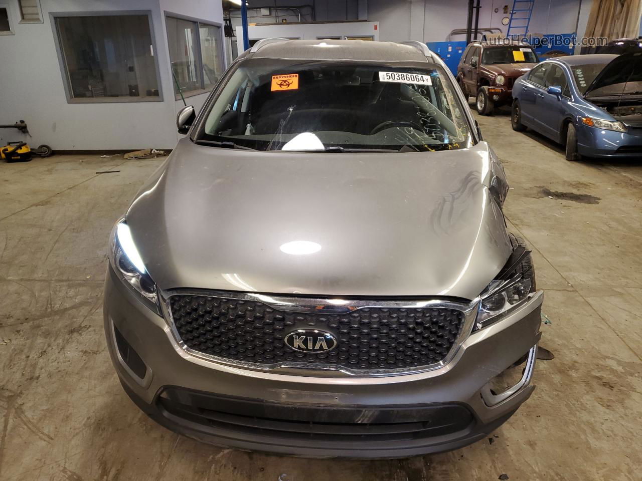 2017 Kia Sorento Lx Серый vin: 5XYPGDA31HG323263