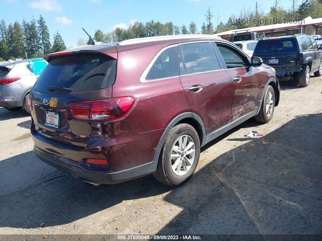 2020 Kia Sorento Lx Purple vin: 5XYPGDA31LG659293