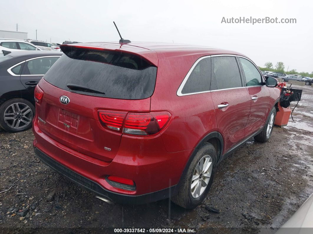 2020 Kia Sorento 2.4l Lx Красный vin: 5XYPGDA31LG672349