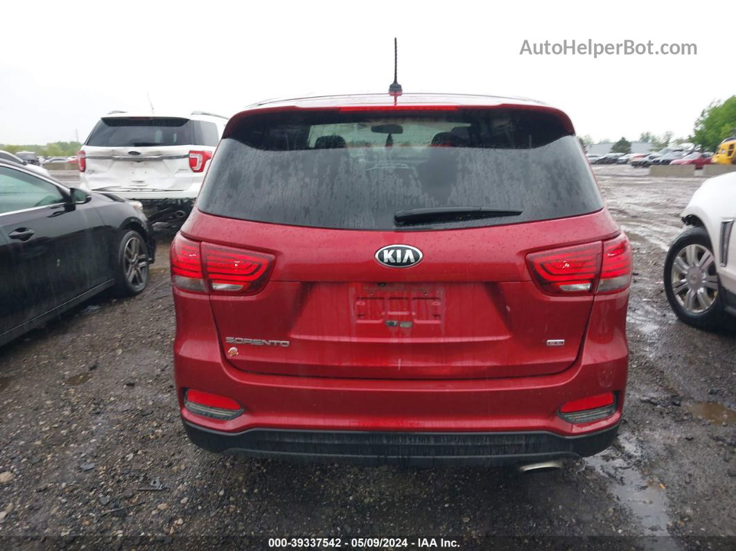 2020 Kia Sorento 2.4l Lx Красный vin: 5XYPGDA31LG672349