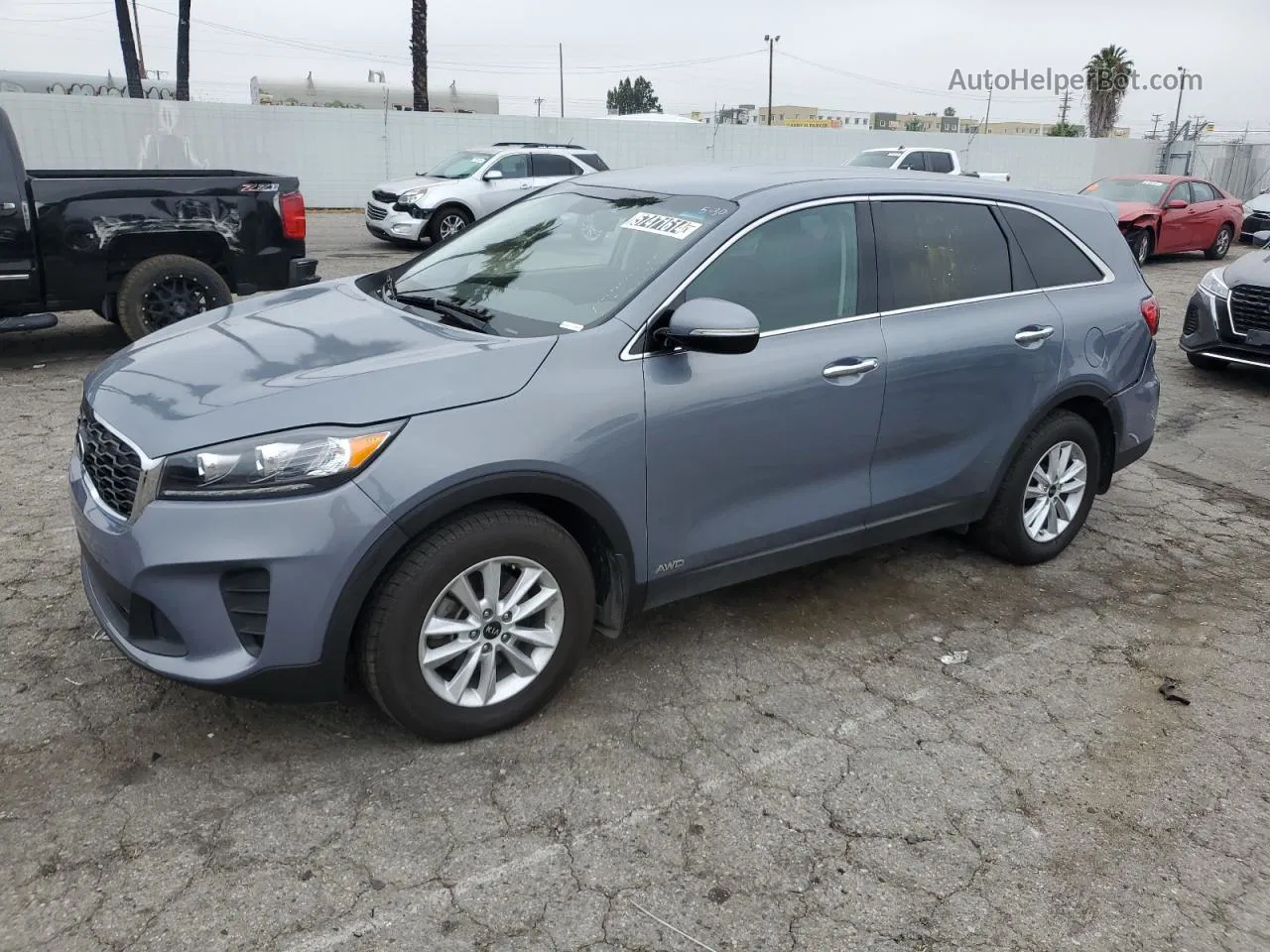 2020 Kia Sorento L Gray vin: 5XYPGDA31LG710534