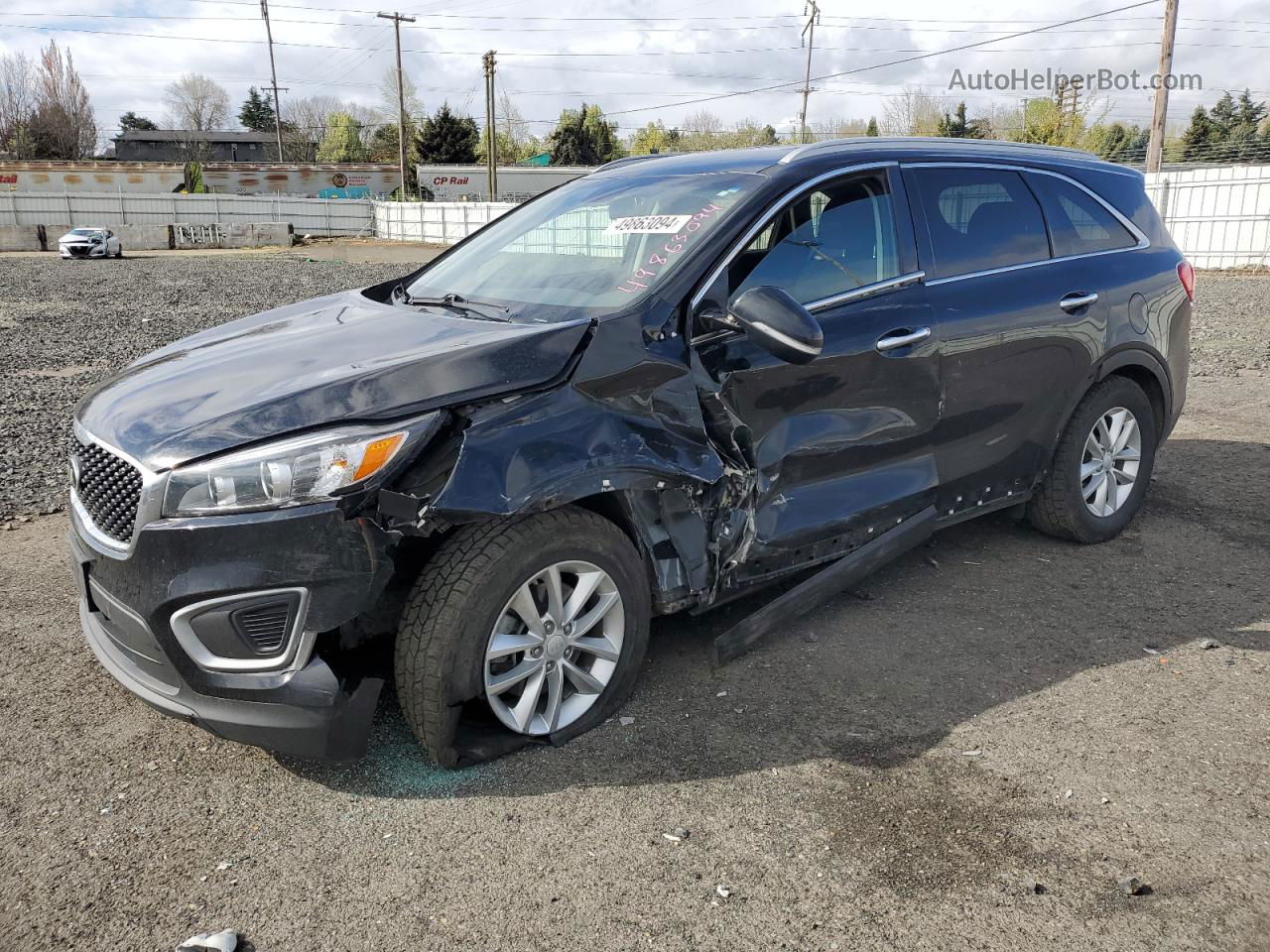 2017 Kia Sorento Lx Black vin: 5XYPGDA32HG282514