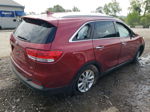 2018 Kia Sorento Lx Burgundy vin: 5XYPGDA32JG405640