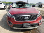 2018 Kia Sorento Lx Бордовый vin: 5XYPGDA32JG405640