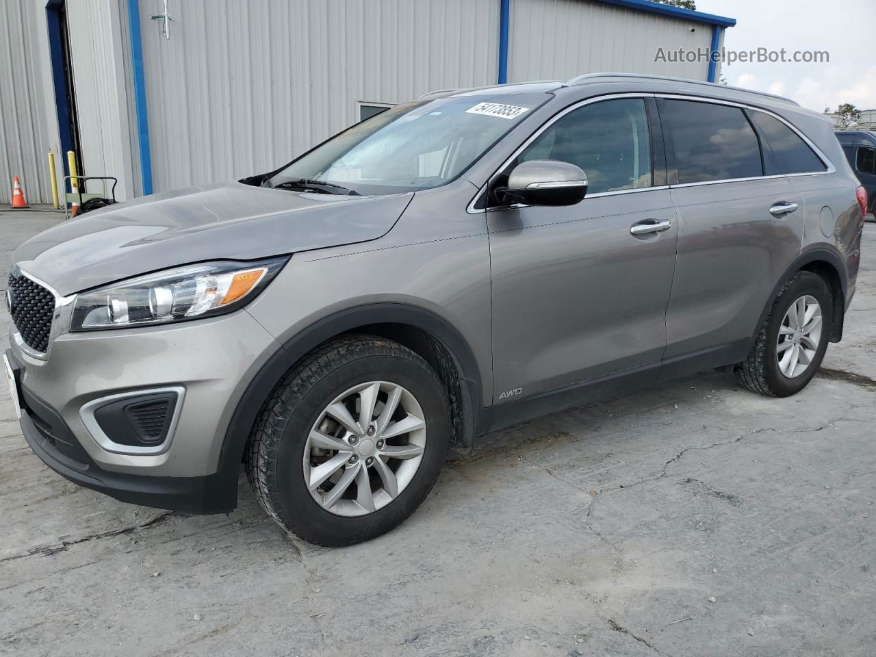 2018 Kia Sorento Lx Серый vin: 5XYPGDA32JG425760