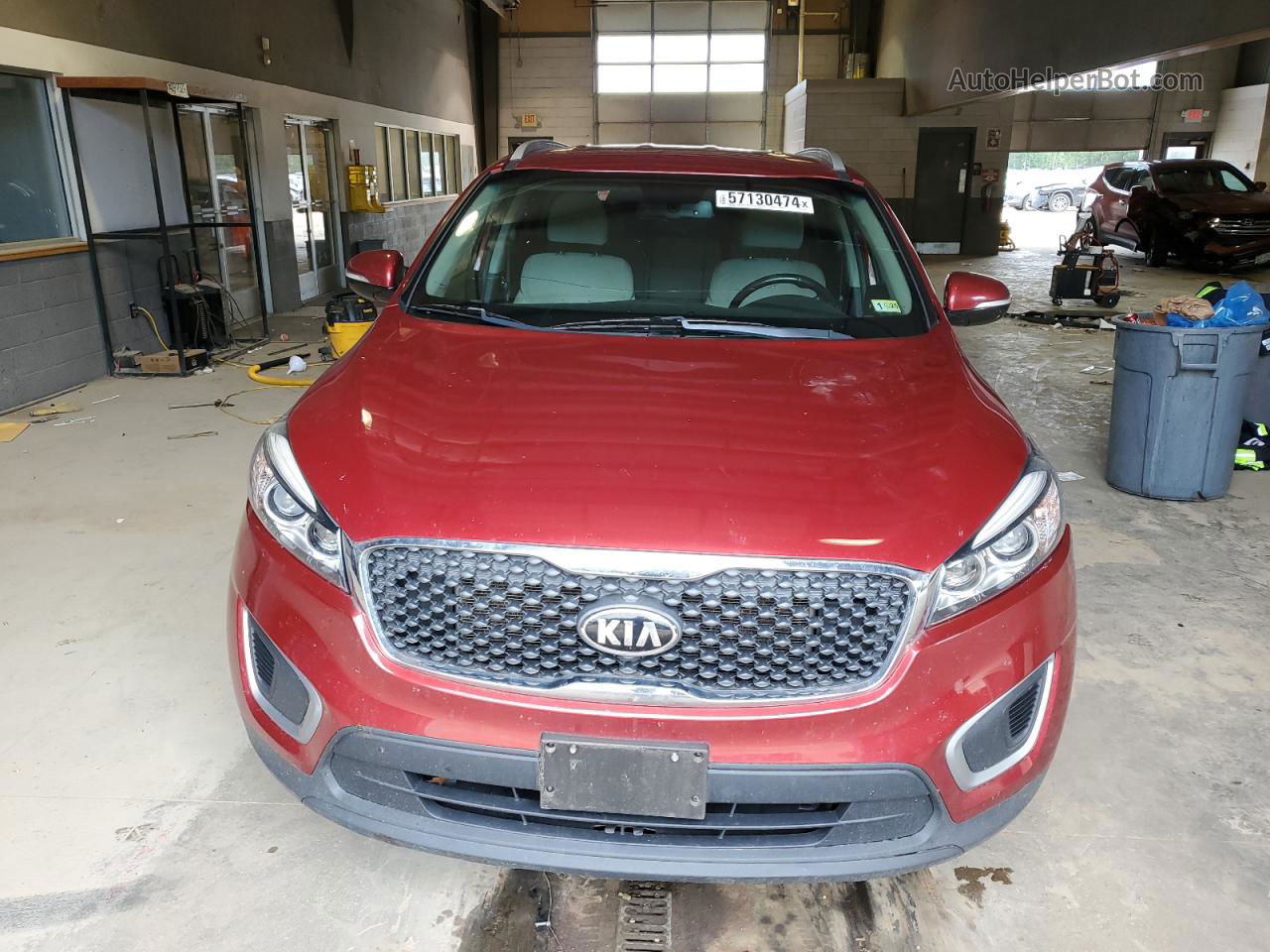 2018 Kia Sorento Lx Red vin: 5XYPGDA33JG372731