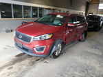 2018 Kia Sorento Lx Red vin: 5XYPGDA33JG372731