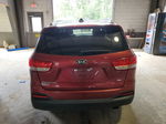 2018 Kia Sorento Lx Red vin: 5XYPGDA33JG372731