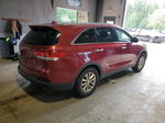 2018 Kia Sorento Lx Red vin: 5XYPGDA33JG372731