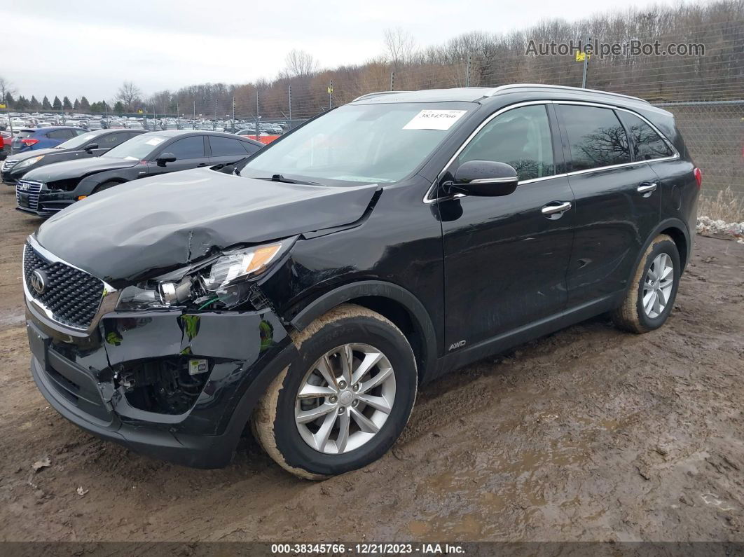 2018 Kia Sorento 2.4l Lx Black vin: 5XYPGDA33JG426867