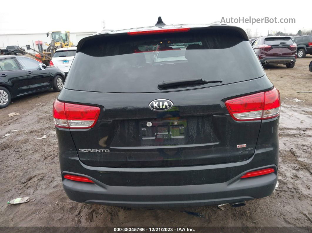 2018 Kia Sorento 2.4l Lx Black vin: 5XYPGDA33JG426867