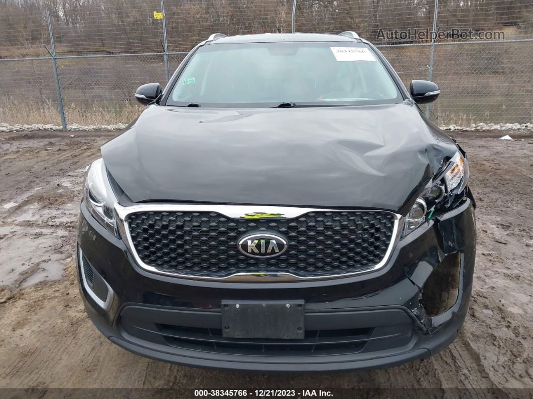 2018 Kia Sorento 2.4l Lx Black vin: 5XYPGDA33JG426867